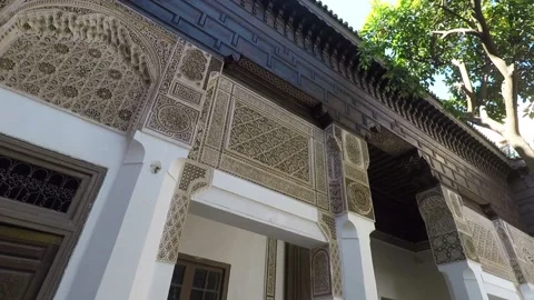 Bahia Palace Marrakech Stock Footage 146785453