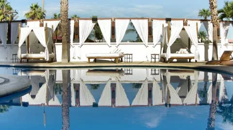Bahia pool10 Stock Footage 10883706