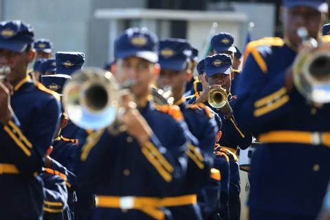 Bahia public school fanfare Stock Photos