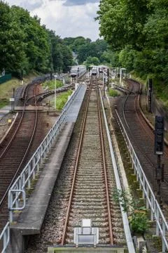 Bahngleise Foto stock