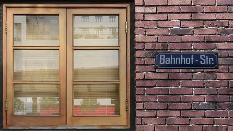 Bahnhof Street Stock Footage 116410886
