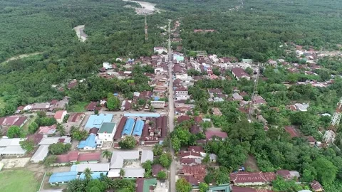 Bahorok views from above Video stock 280562627