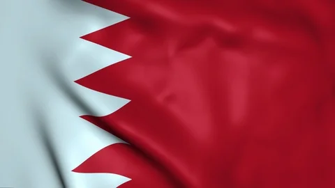 Bahrain 3D animated flag Stock Footage 127282629