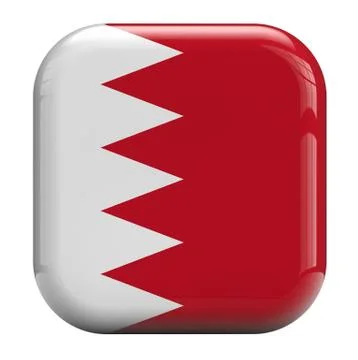 Bahrain flag Stock Illustration