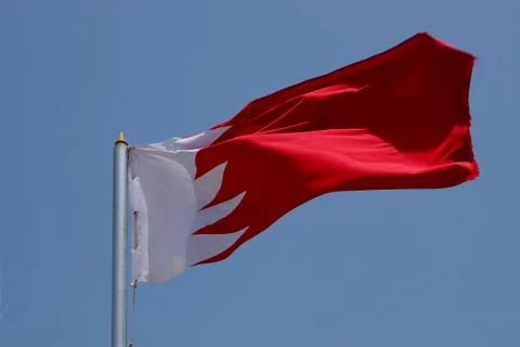Bahrain Flag Foto stock