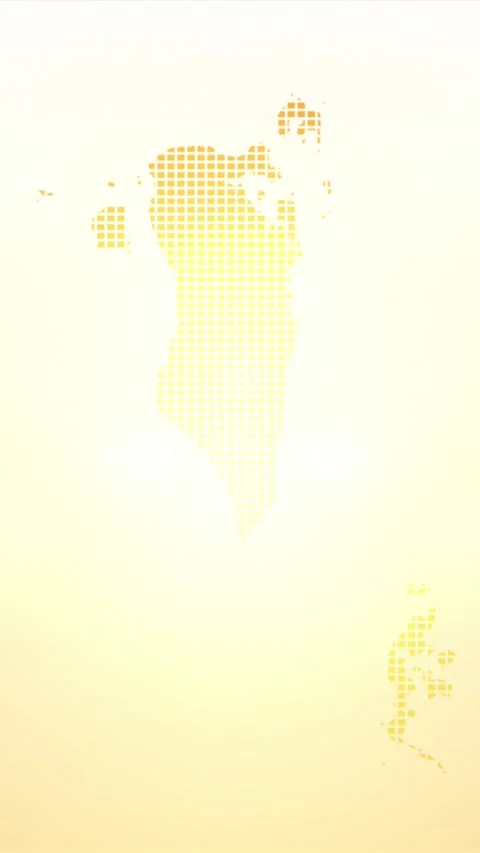 Bahrain Map Opener Stock Footage 267848044