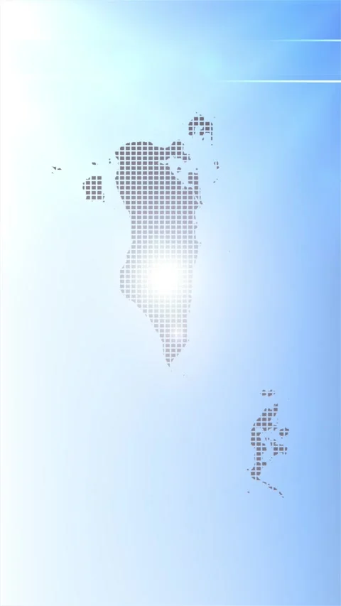 Bahrain Map Opener Stock Footage 276971318