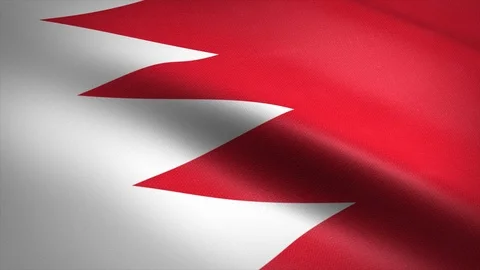 Bahrain seamless loop video. Seamless loop with highly detailed fabric texture Stock-Footage 121534924