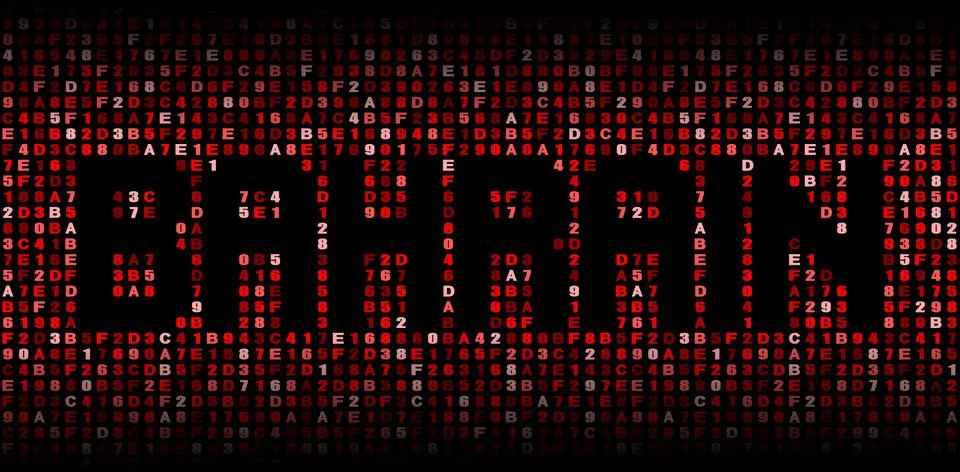 Bahrain text on hex code illustration Stock Illustration