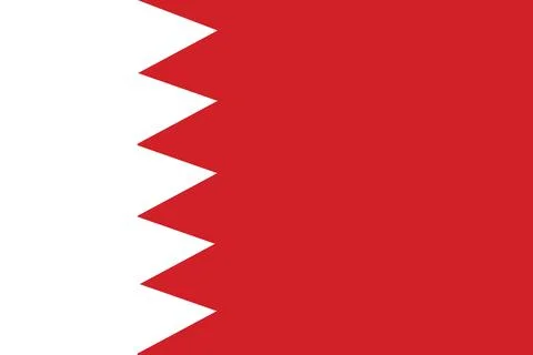 Bahrain waving flag pattern background. Realistic national flag design. Abs.. Illustrazione stock