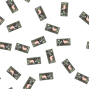 Bahraini dinar bhd vector seamless pattern Stock Illustration