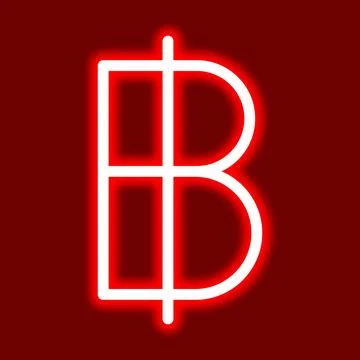 Baht symbol Stock Illustration
