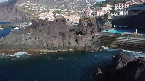 Baia Câmara de Lobos Stock Footage 210817960