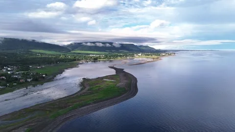 Baie des Chaleurs, Quebec, Canada Stock Footage 293593028