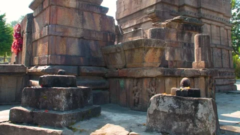 Baijnath Temple complex in the eastern part of the Baijnath town Stock-Footage 291057336