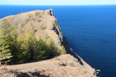 Baikal cape Stock Photos