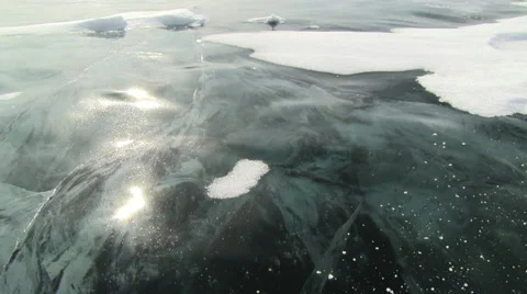 Baikal ice. Stock Footage 42357597