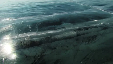 Baikal Ice Surface. Видео 83264710