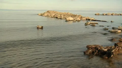 Baikal lake Stock Footage 10885859