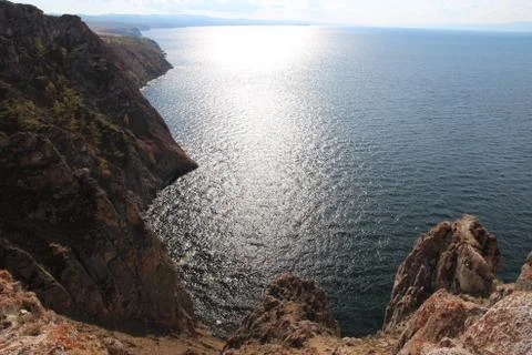 Baikal rocks Stock Photos