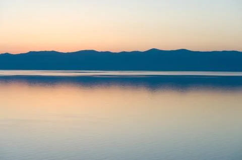Baikal sunset Stock Photos