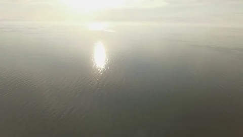 Baikal water - endless mirror surface Stock Footage 80553662