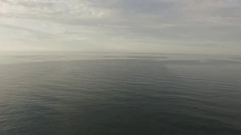 Baikal water - very high fly Stock Footage 80554132