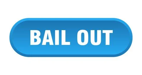 Bail out button. bail out rounded blue sign. bail out Stock Illustration