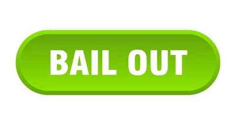 Bail out button. bail out rounded green sign. bail out Stock Illustration