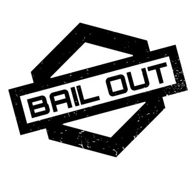 Bail Out rubber stamp Stock Illustration