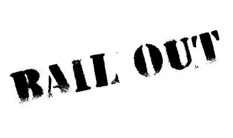 Bail out stamp Stock Illustration