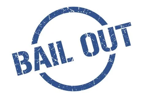 Bail out stamp Stock Illustration