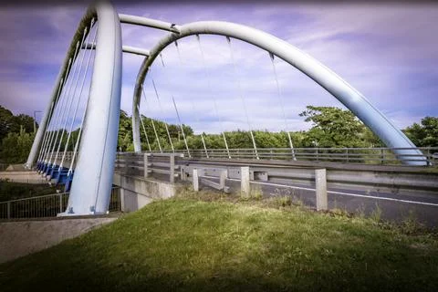 Bailey Bridge Replacement Irvine Stock Photos