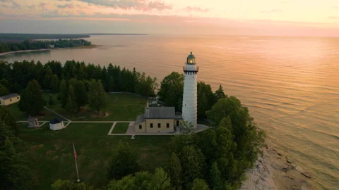 Baileys Harbor Light 動画素材 276183799