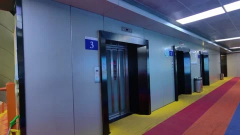 Bailong Elevator百龙天梯 in Wulingyuan Scenic Area, Zhangjiajie Stock Footage 319566370