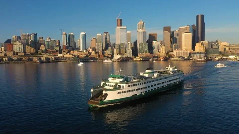 Bainbridge Ferry Seattle 스톡 동영상 116791428