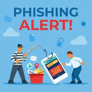 Baiting Internet User To Click Fake Adv Stock Illustration