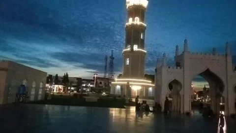 Baiturrahman mosque Stock Footage 231039514