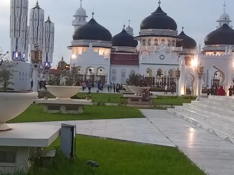 Baiturrahman mosque 写真素材