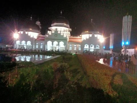 Baiturrahman Mosque Stock Photos