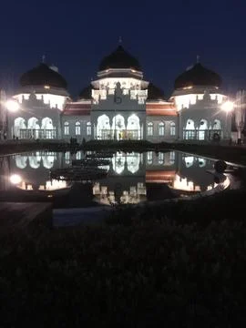 Baiturrahman Mosque Stock Photos