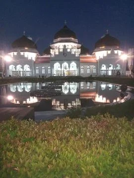 Baiturrahman mosque Stock Photos