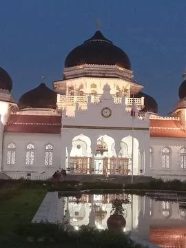 Baiturrahman mosque Stock Photos