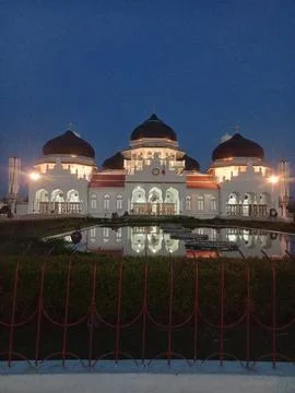 Baiturrahman mosque Stock Photos