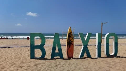 Baixios beach in Bahia Stock Photos