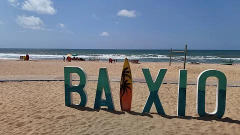 Baixios beach in Bahia Stock Photos