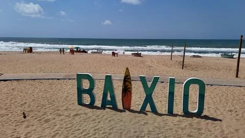 Baixios beach in Bahia Stock Photos