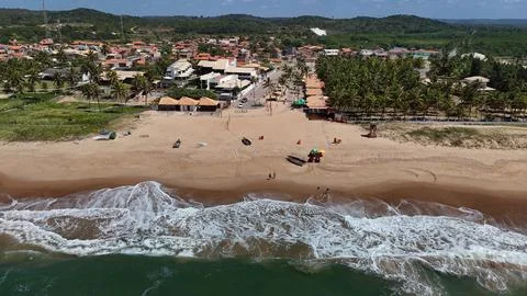 Baixios beach in Bahia Stock Photos