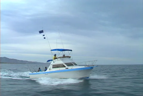Baja boating 02 Stock Footage 507327