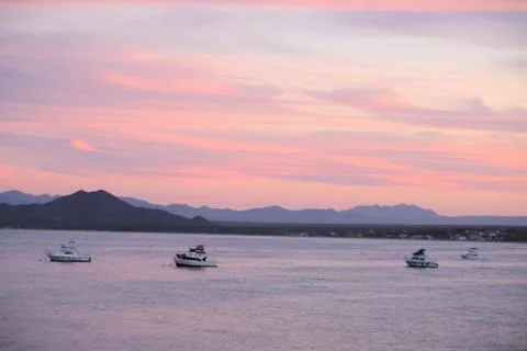 Baja Evening Landscape Stock Photos